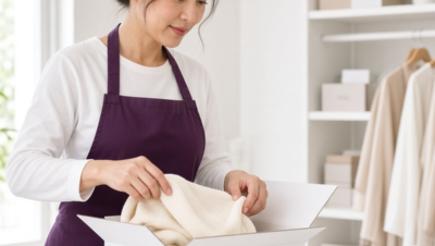 เจ้าของร้านออนไลน์ SME แพ็กสินค้าลงกล่องเตรียมจัดส่ง